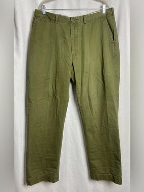 Polo Ralph Lauren Prospect Pant Men 38x30 Olive Khaki Straight Classic Chino